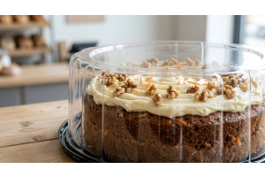 Premium PET cake container for 2026 bakery packaging compliance