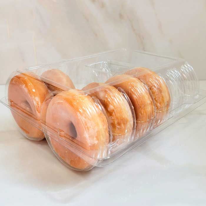 Dozen Donut Plastic Container - 200/Case