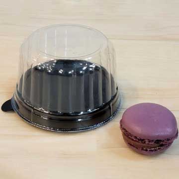 3" Mini Cake Container with 1 5/8" Dome - 400/Case