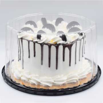 10" Cake Container for a 9" Cake Extra High Dome - 50/Case