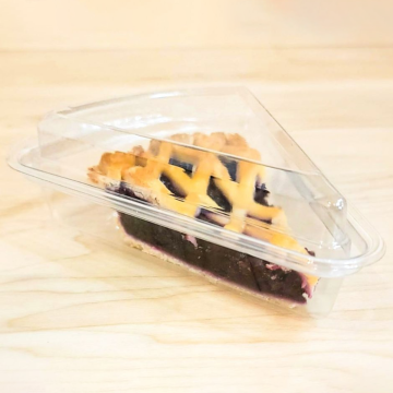 Pie & Cake Slice Container - Tamper Evident - 100/Pack
