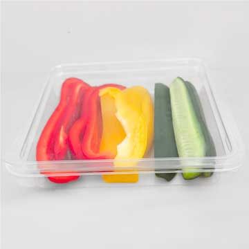 10 Oz 6" Square Tub With Lid - 200/Case