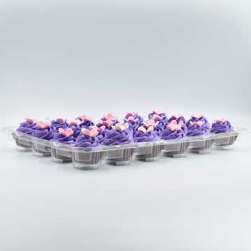 24 Mini Cupcake Container - 100/Case