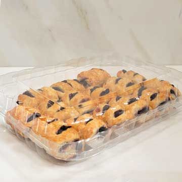 9x6x2 Clear Plastic Hinged Clamshell Containers - 300/Case