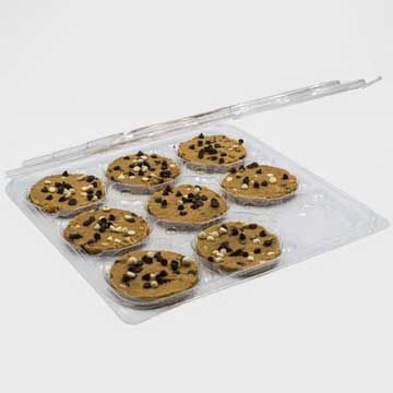 9 Cavity Cookie Container for 3" Decorated Cookies - 75/Case