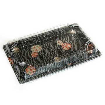 # 15 Sushi Container Base and Lid 8.62x5.47x1.18"- 400/Case