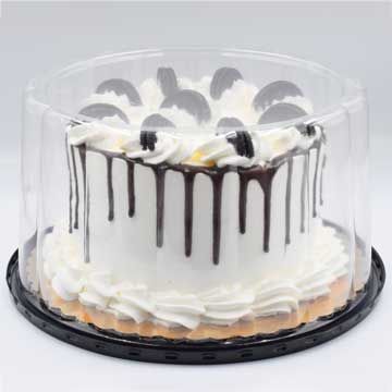 10" Cake Container for a 9" Cake Extra High Dome - 25/Case