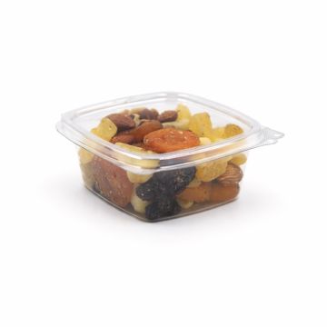 6 Ounces Square Hinged Container - 400/Case