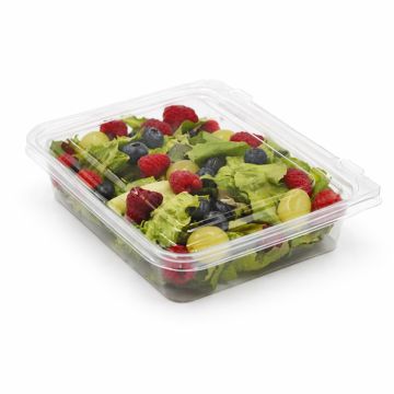 Tamper Evident  24 oz Wide Shallow Depth Container - 150/Case