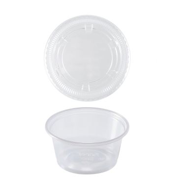 2 oz Portion Cups with Lids - 2500/2500 Combo Case