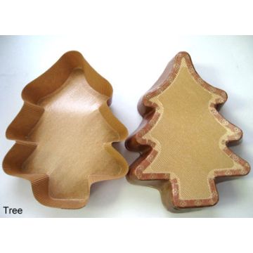Small Christmas Tree Paper Baking Mold - 200/Case
