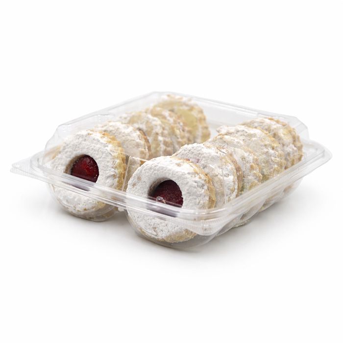 10 Ct 3 Inch Cookie Container - 25/PACK, TUG-278CK10W-PACK25