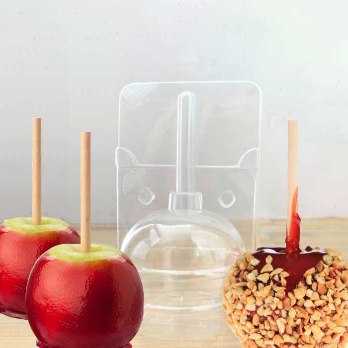 Large Candy Apple Plastic Bubble Container - 50/Pack, TUG-CAPL-Bag50