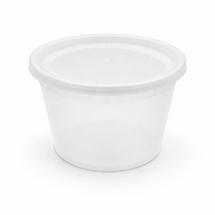 16 oz Deli Containers with Lids - 240/Case, Z-PCC-CS-D16