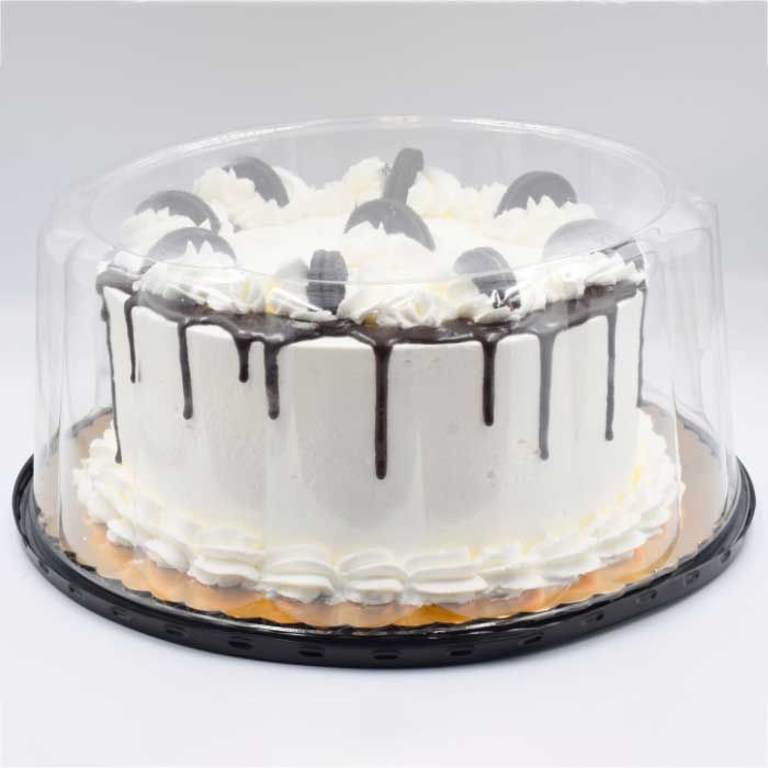 12" Cake Container for a 10" Cake - Deep Dome - 40/Case , Z-TUG-C12B5