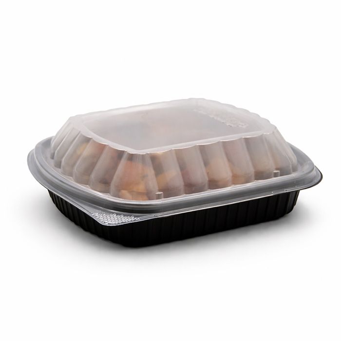 Single Compartment Microwave Container with Lids - 200/Case, Z-PCC-CS-1C