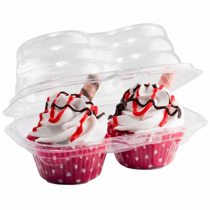 2 Cavities Stackable Cupcake Holder - 400/Case, Z-TUG-102400