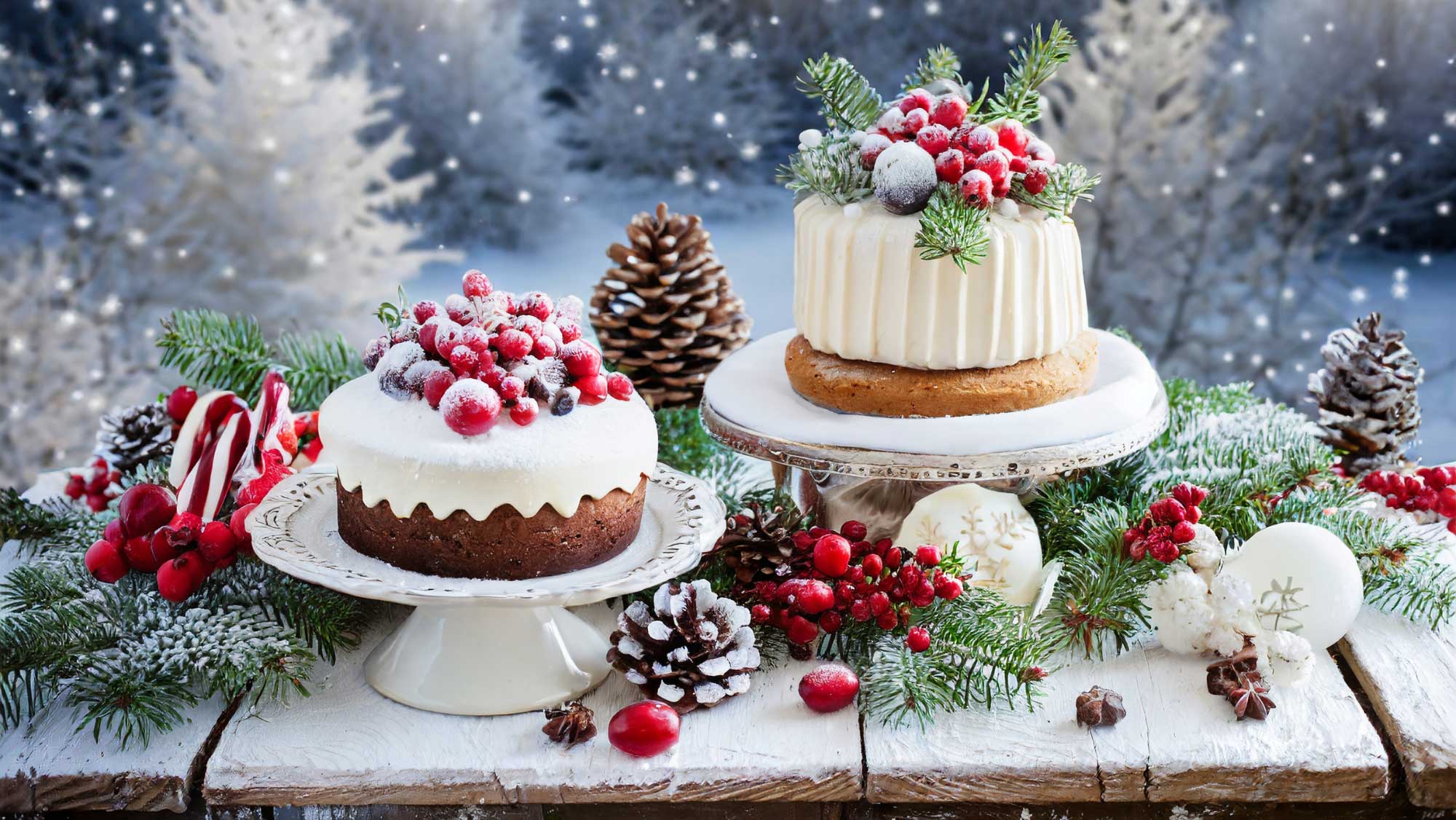Christmas Cake decoration: Snowflake Sensation