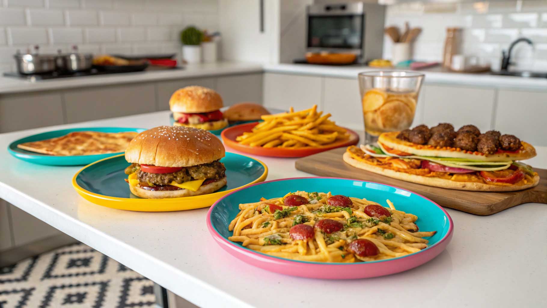 Fakeaways_bright modern dining table scene