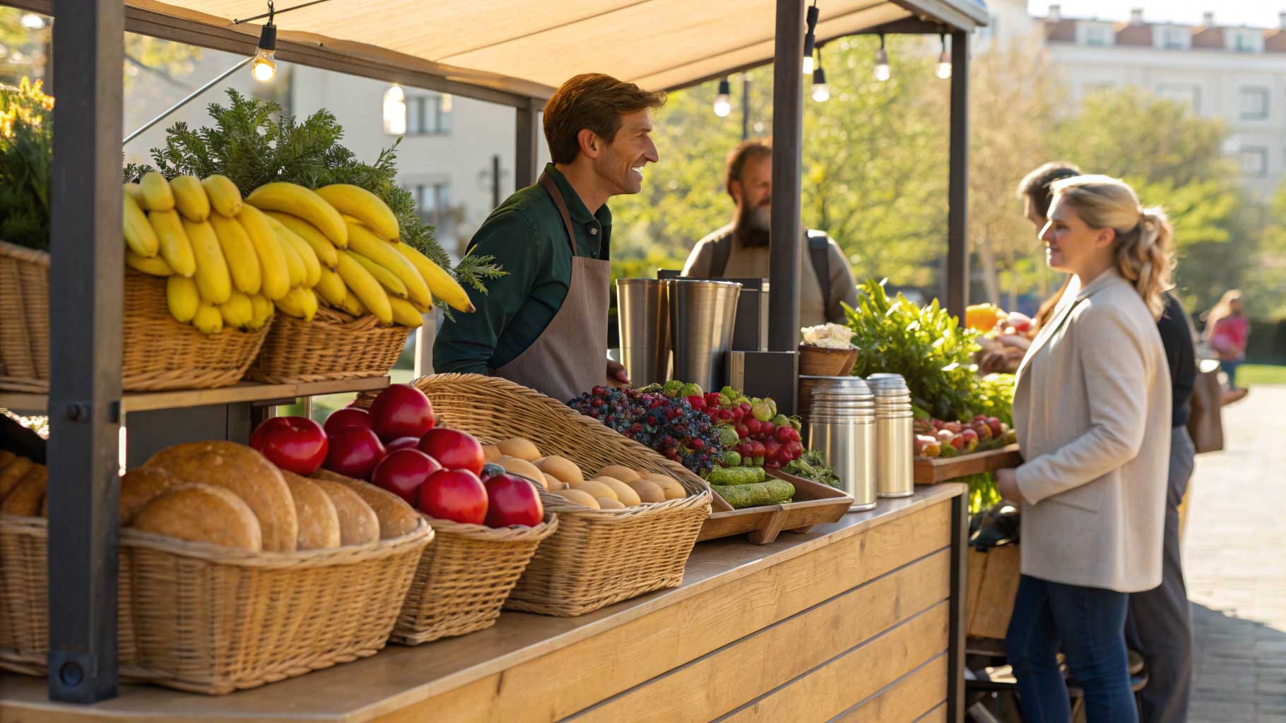 Partnerships_outdoor food market scene