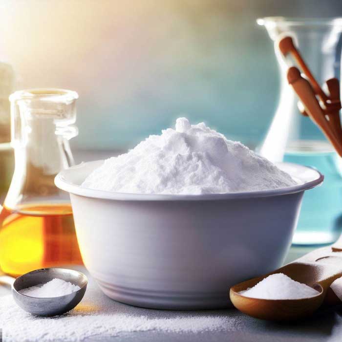 Baking Powder, Oil, and Water