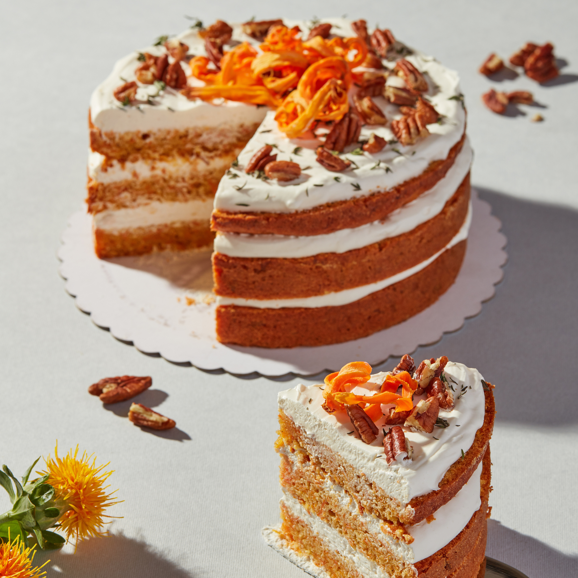 Cake with Cream Cheese Frosting