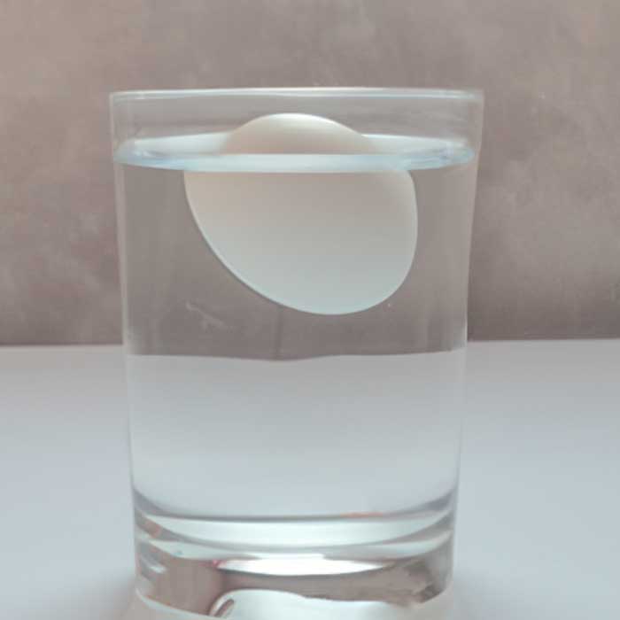 egg in a glass