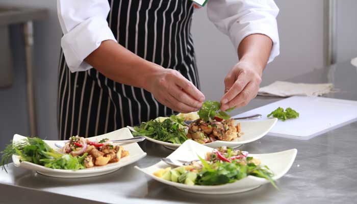 Instagram-worthy moments - chef preparing food